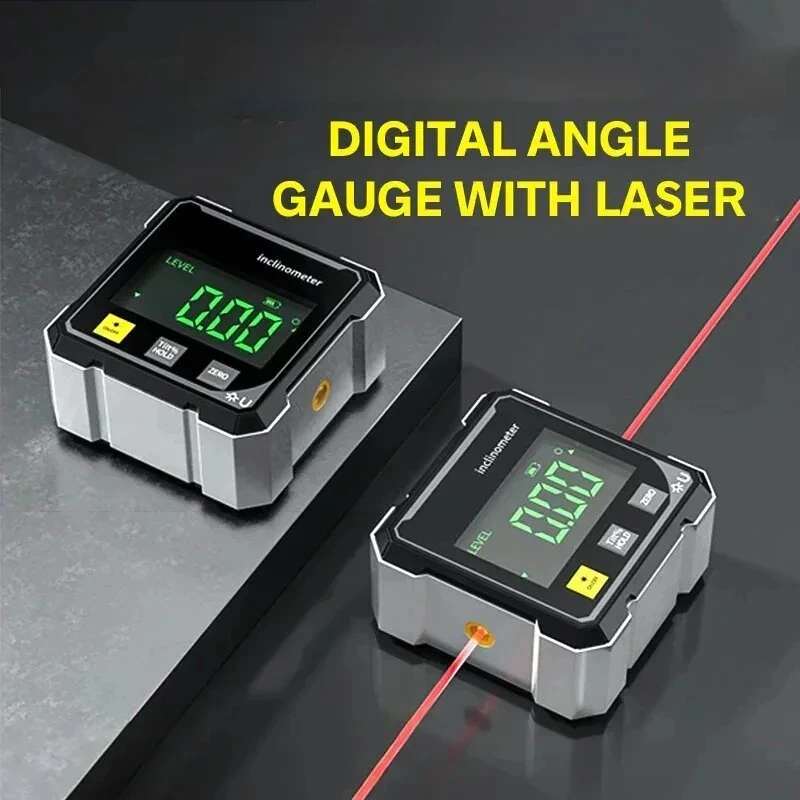 Industrial Laser Alignment - Hot-selling double-sided magnetic digital angle ruler