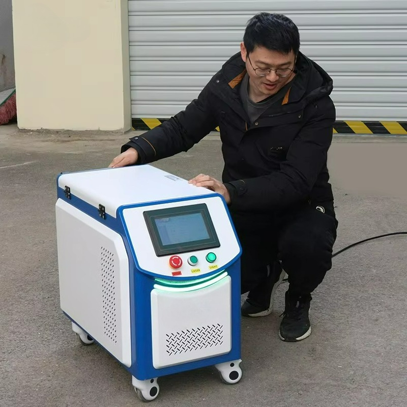 SWT 200W 300W Portable Pulsed  - Industrial Laser Cleaning Equipment avaliação e preço