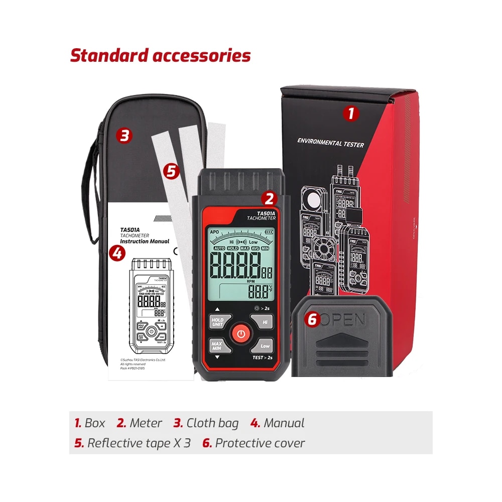 TA501A Laser Tachometer Up to  - Industrial Laser Tachometer avaliação e preço