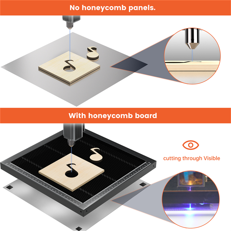 ACMER Honeycomb Panel Laser Wo - Industrial Laser Engraving Machine avaliação e preço
