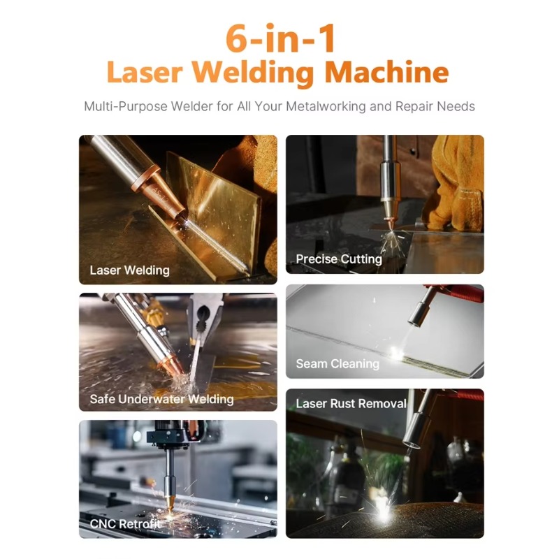 Weld Cut Clean Engrave 4 In 1  - Industrial Laser Welding Machine avaliação e preço