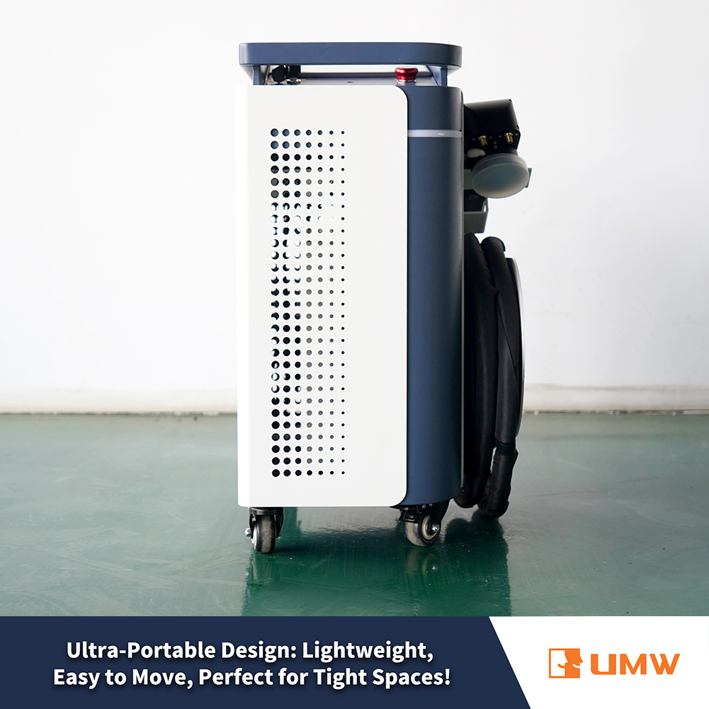 UMW Air-Cooled Pulsed Laser Cl - Industrial Laser Cleaning Equipment avaliação e preço