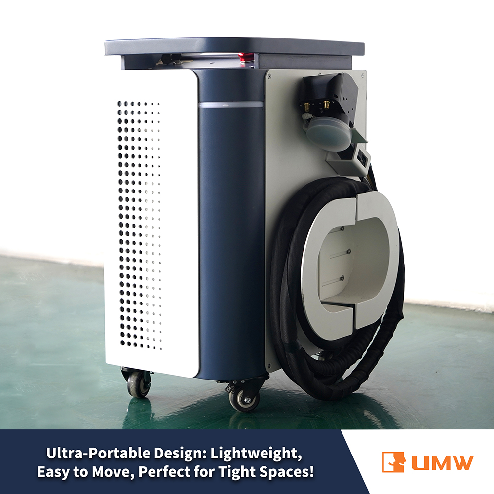 UMW Air-Cooled Pulsed Laser Cl - Industrial Laser Cleaning Equipment avaliação e preço