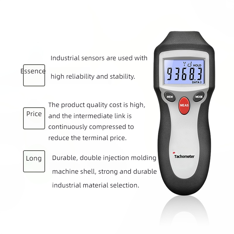 Handheld Non-Contact Digital T - Industrial Laser Tachometer avaliação e preço