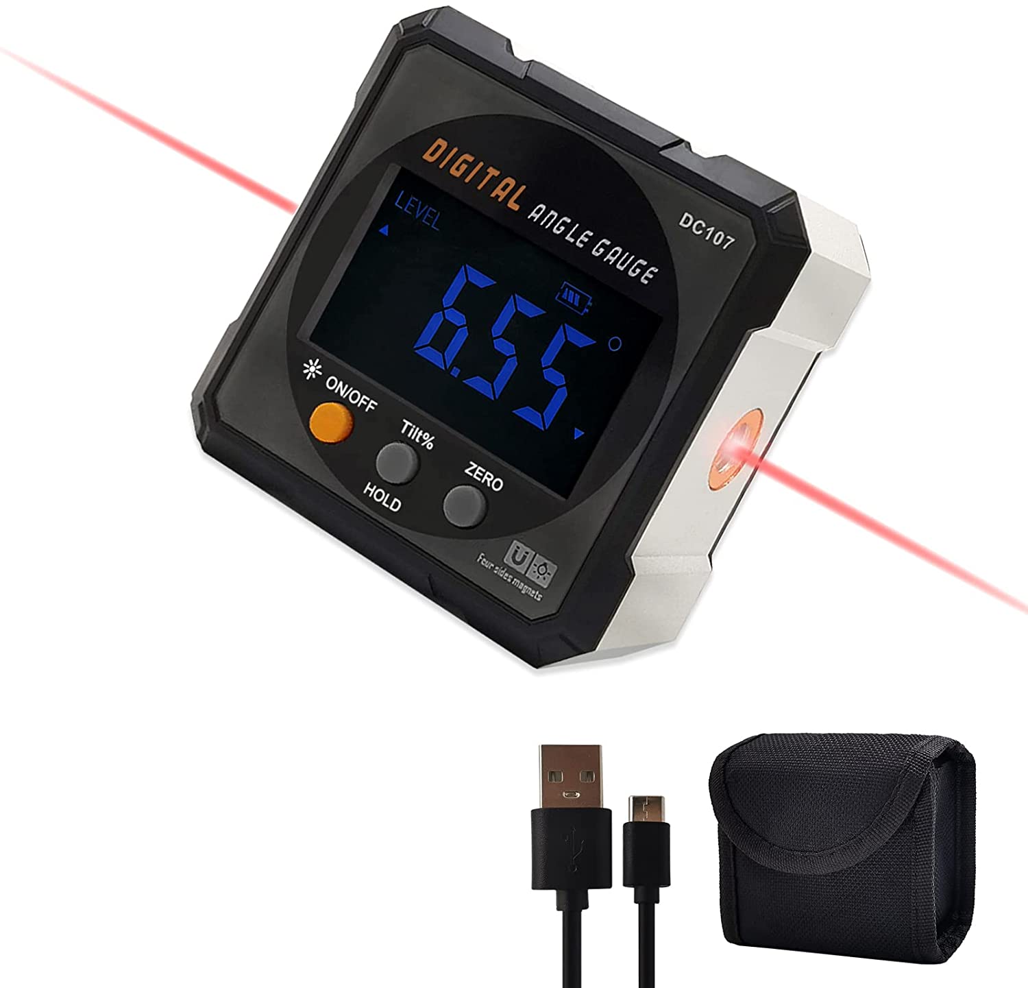 Digital Protractor Laser USB I - Industrial Laser Alignment avaliação e preço