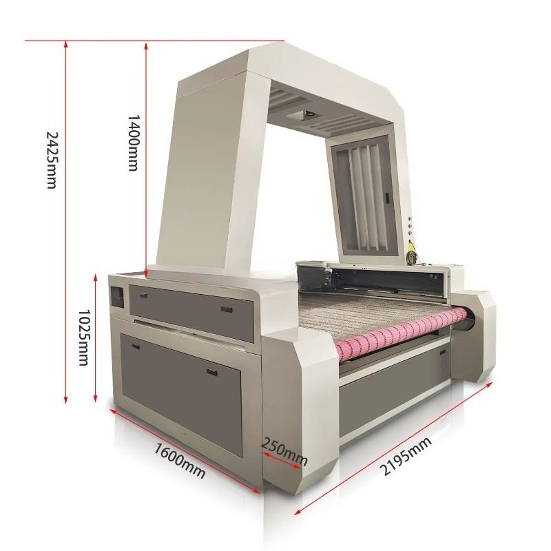 1610 CCD Camera Laser Cutting  - Industrial Laser Fabric Cutter avaliação e preço
