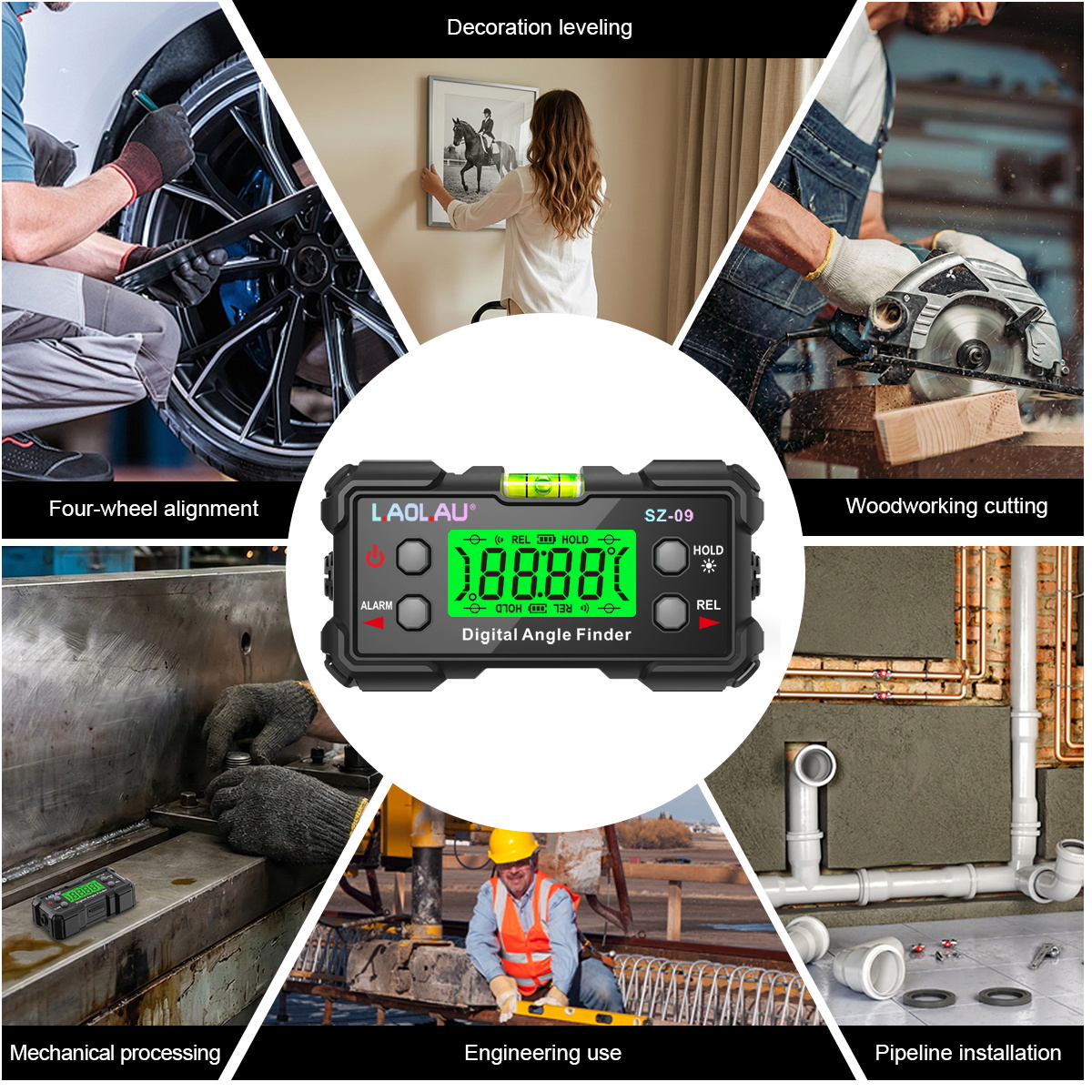 Digital Laser Angle Gauge USB  - Industrial Laser Alignment avaliação e preço