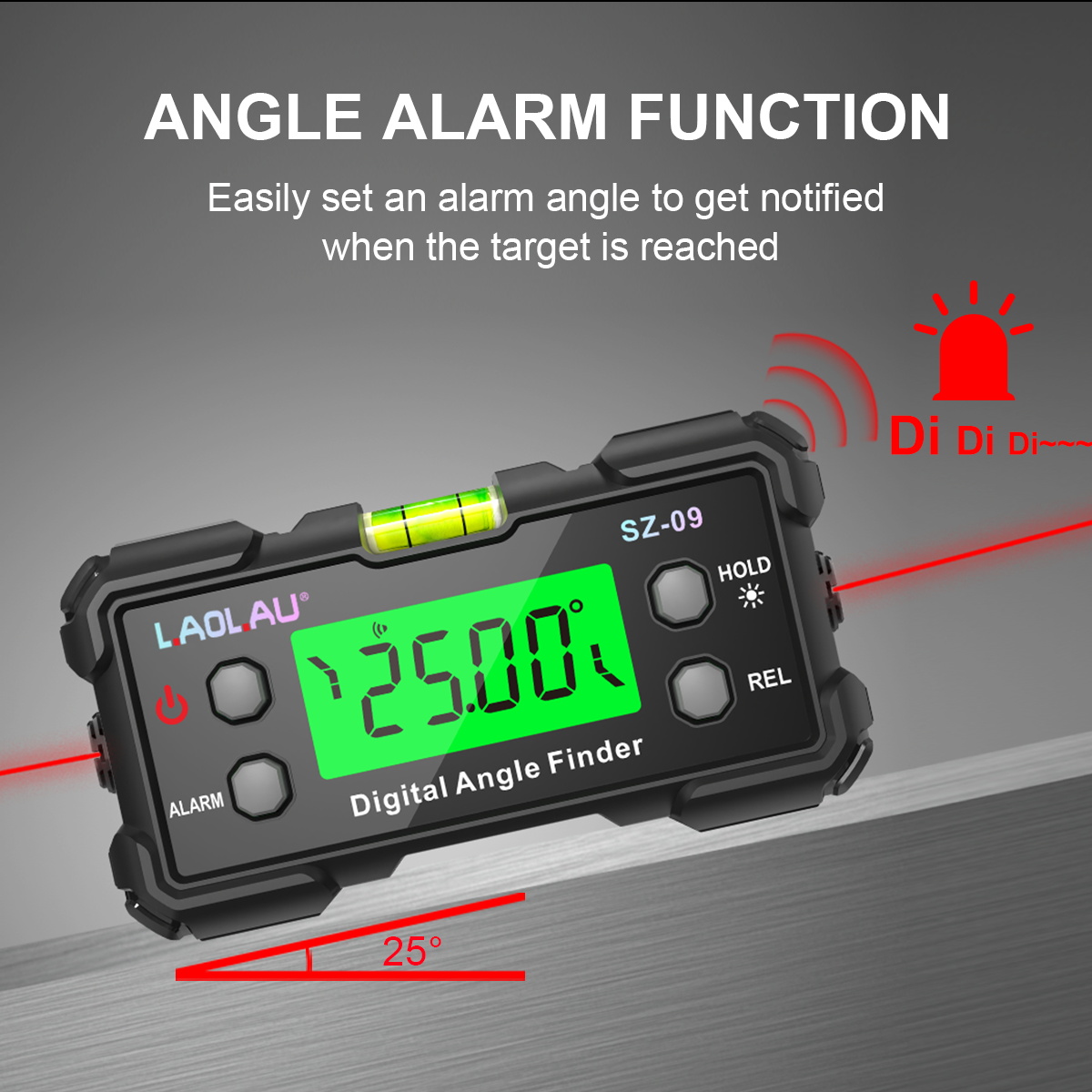 Digital Laser Angle Gauge USB  - Industrial Laser Alignment avaliação e preço