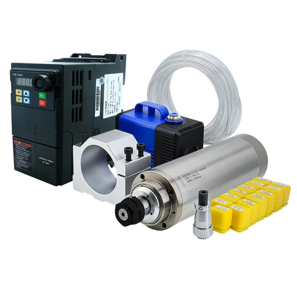 220V ER20 2.2kw 80mm Water Coo - Cnc Router Machine avaliação e preço