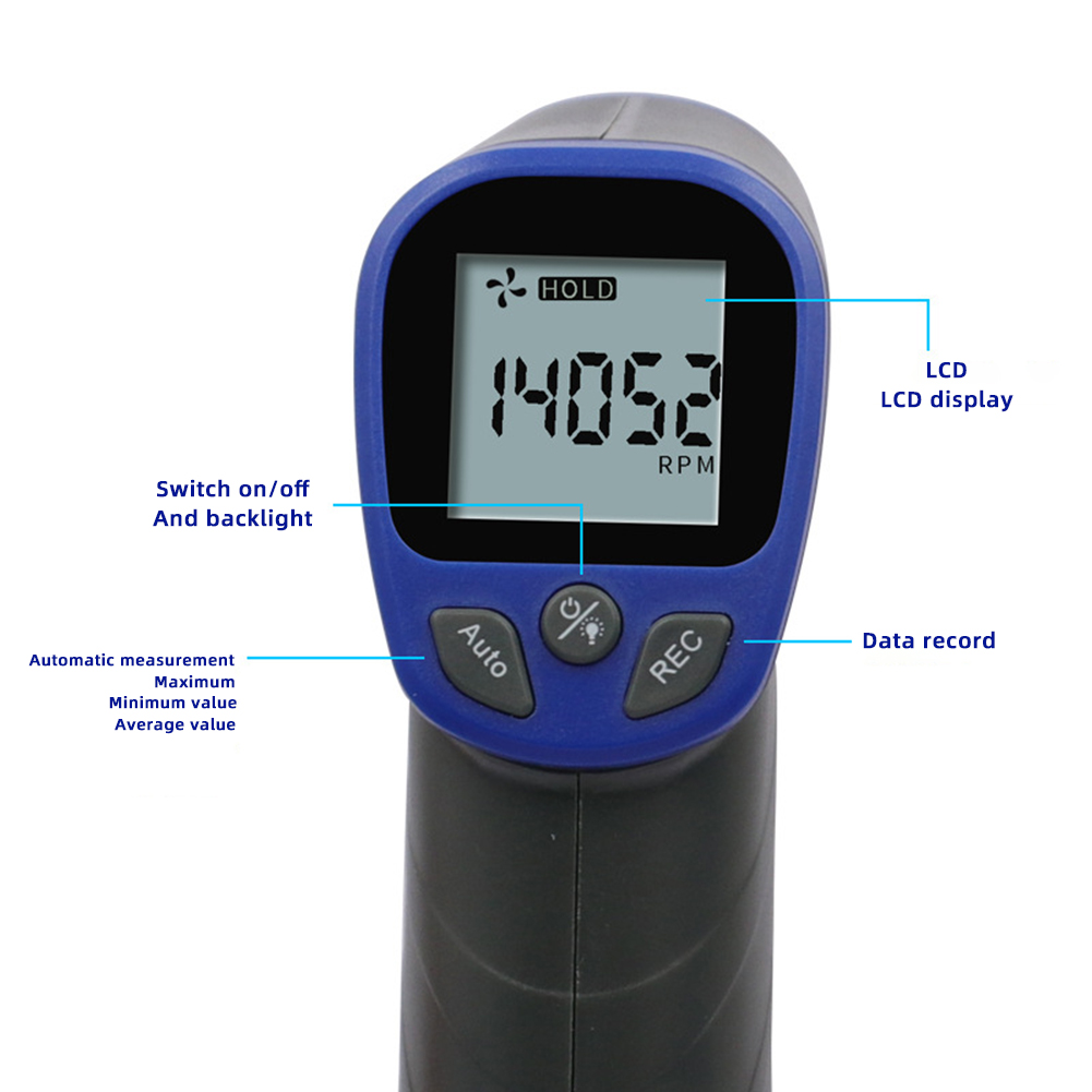 Non Contact Infrared Lasers Ta - Industrial Laser Tachometer avaliação e preço