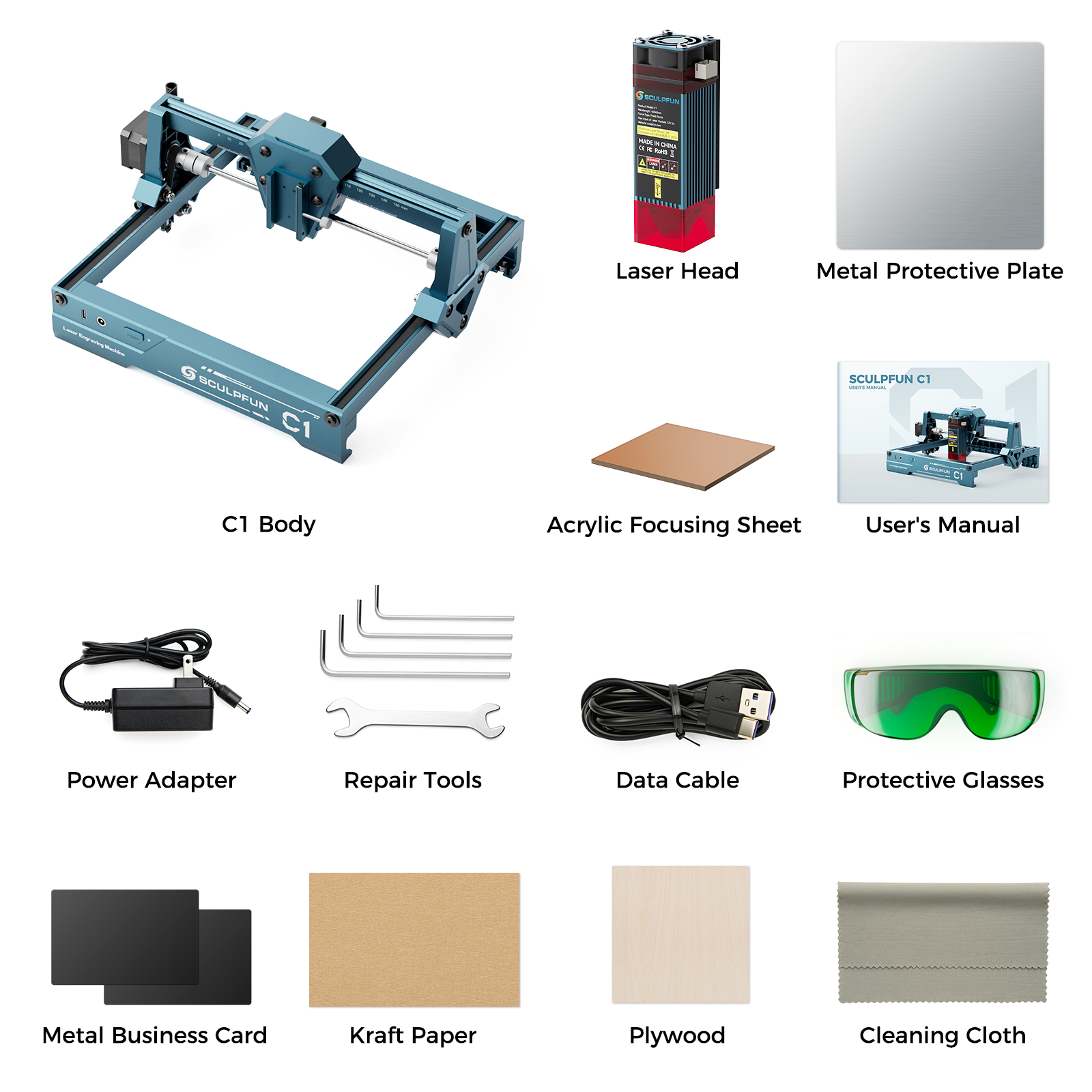 Sculpfun 3W C1 Mini Laser Engr - Industrial Laser Engraving Machine avaliação e preço