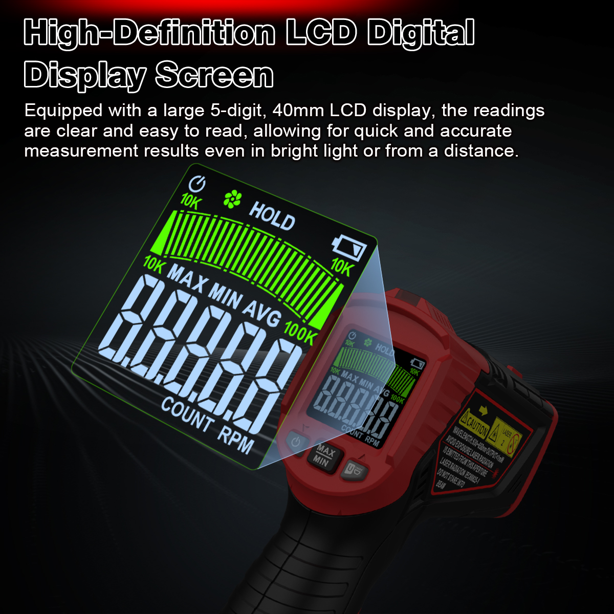 HT675 Digital Laser Tachometer - Industrial Laser Tachometer avaliação e preço