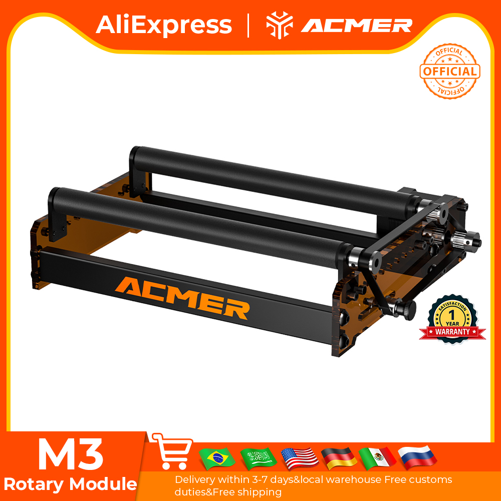 ACMER M3 Laser Rotary Roller 3 - Industrial Laser Engraving Machine avaliação e preço