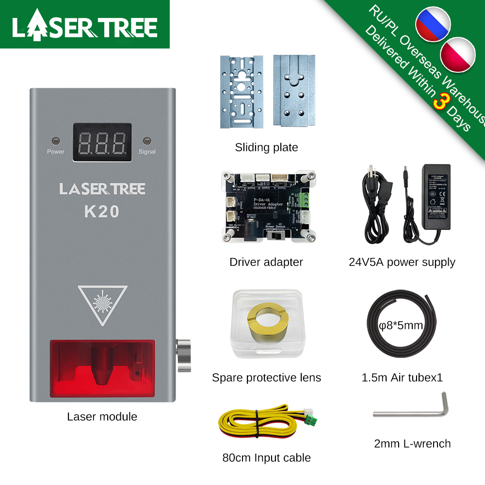 LASER TREE 20W 10W 5W Optical  - Fiber Laser Source 20W avaliação e preço