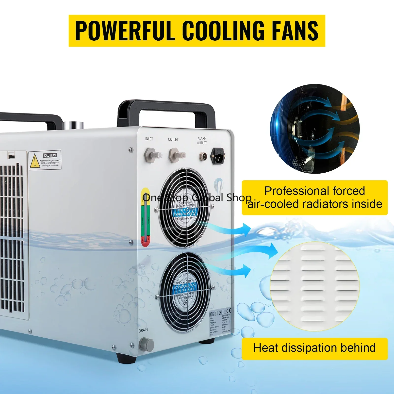 Industrial Water Cooler Laser  - Laser Chiller Water Cooler avaliação e preço