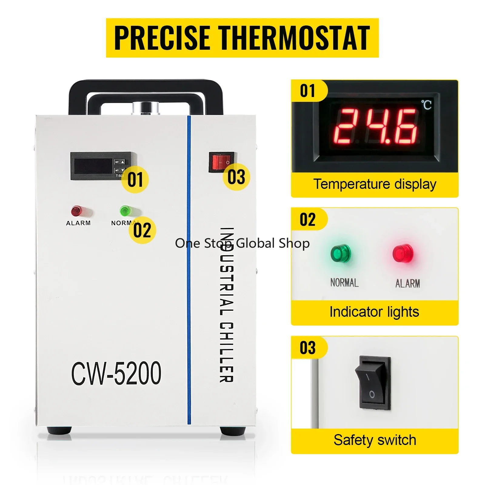 Industrial Water Cooler Laser  - Laser Chiller Water Cooler avaliação e preço