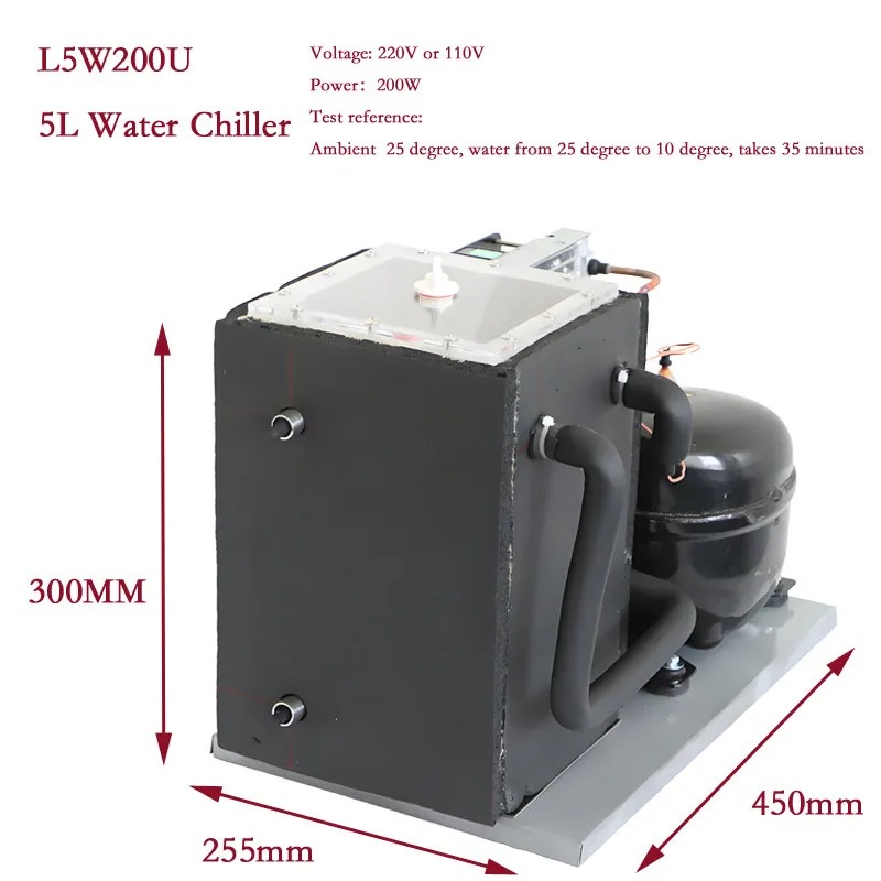 5L Chiller Compressor - Oxygen - Laser Chiller Water Cooler avaliação e preço