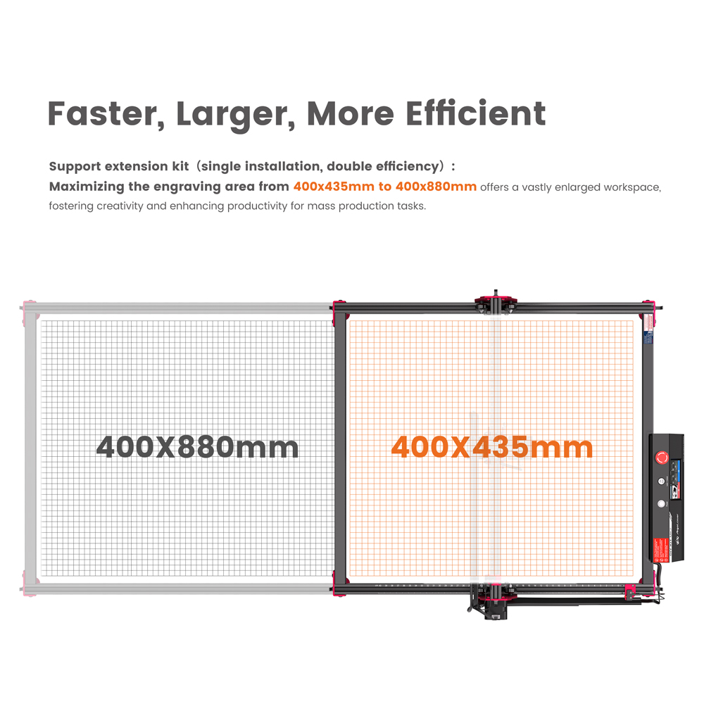 AlgoLaser DIY KIT MK2 10W Lase - Industrial Laser Engraving Machine avaliação e preço