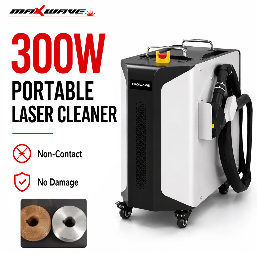Maxwave 300W Laser Cleaner Por - Industrial Laser Cleaning Equipment avaliação e preço