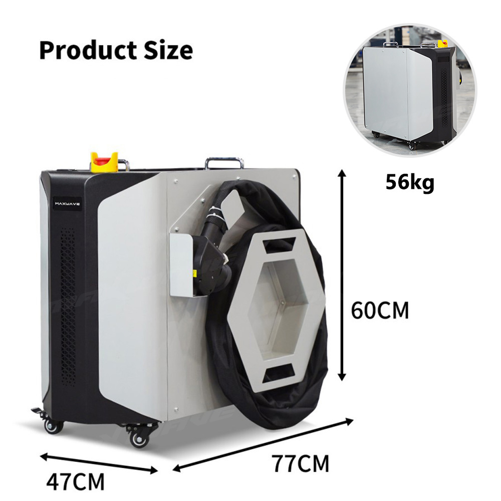 Maxwave 300W Laser Cleaner Por - Industrial Laser Cleaning Equipment avaliação e preço