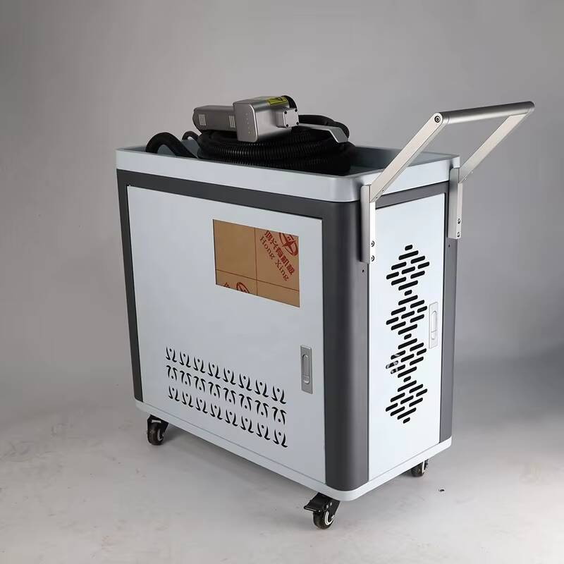 100 Watt Pulse Fiber Laser Cle - Industrial Laser Cleaning Equipment avaliação e preço