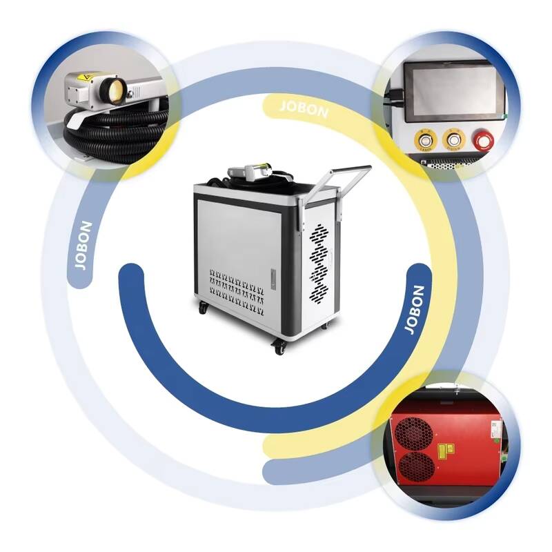 100 Watt Pulse Fiber Laser Cle - Industrial Laser Cleaning Equipment avaliação e preço