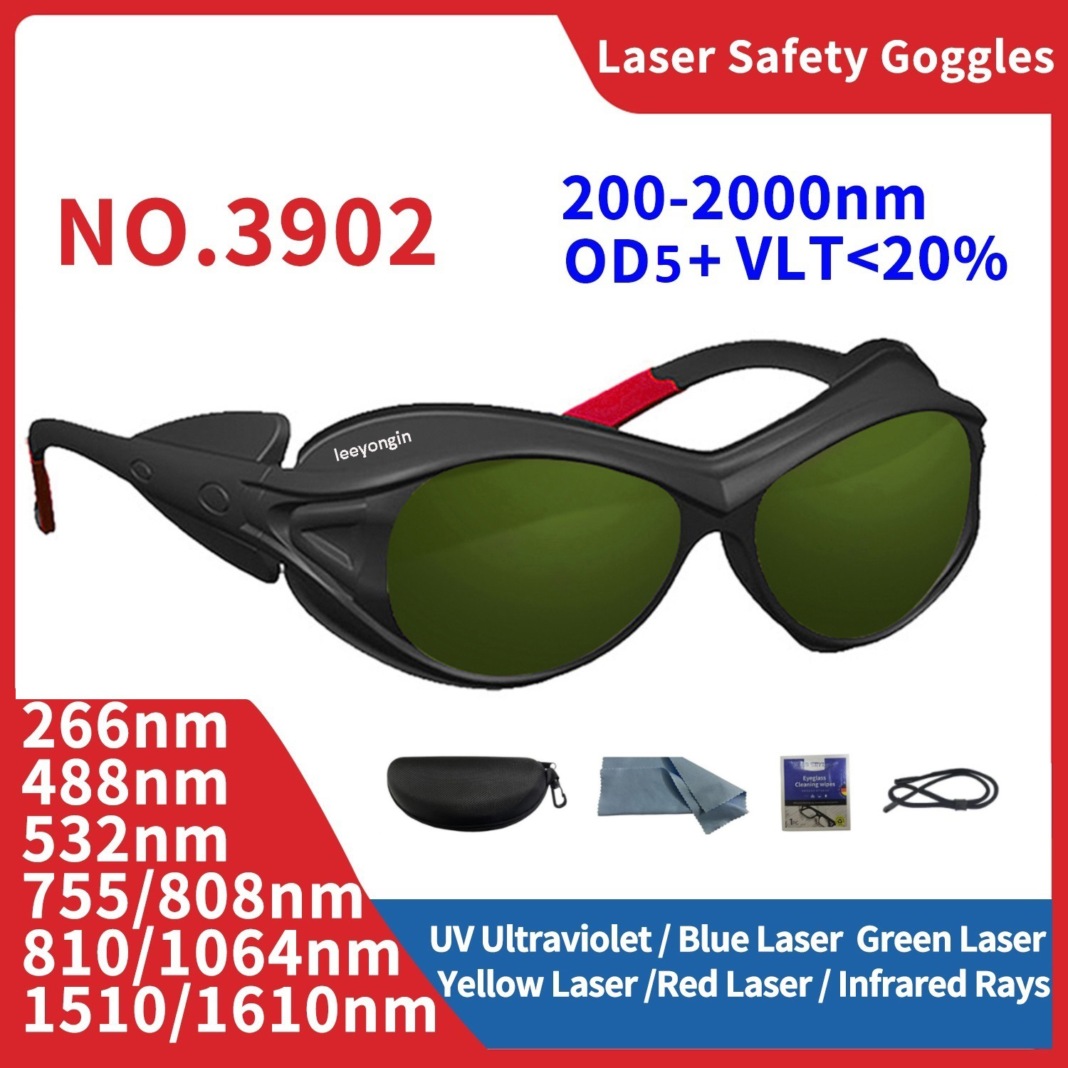 Laser Goggles All Wavelength 2 - Industrial Uv Laser avaliação e preço