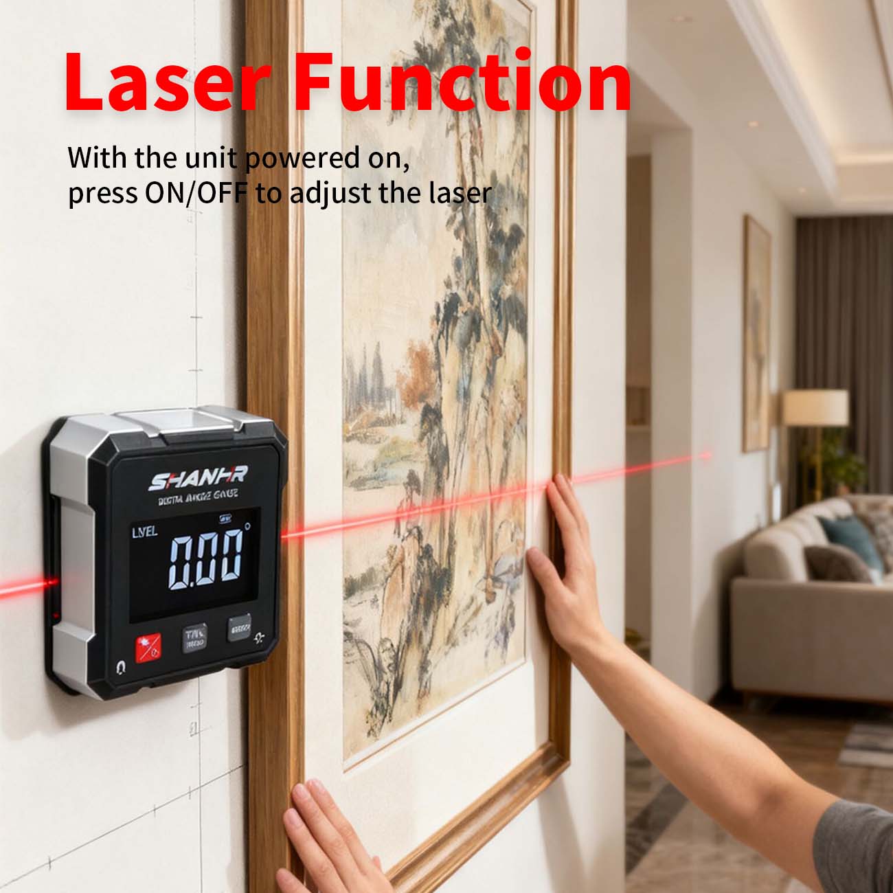 SHANHR Electronic Protractor 4 - Industrial Laser Alignment avaliação e preço