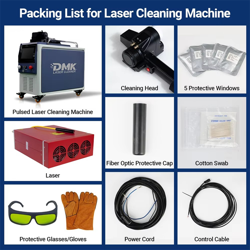 Industrial-Grade 300W Pulse La - Industrial Laser Cleaning Equipment avaliação e preço