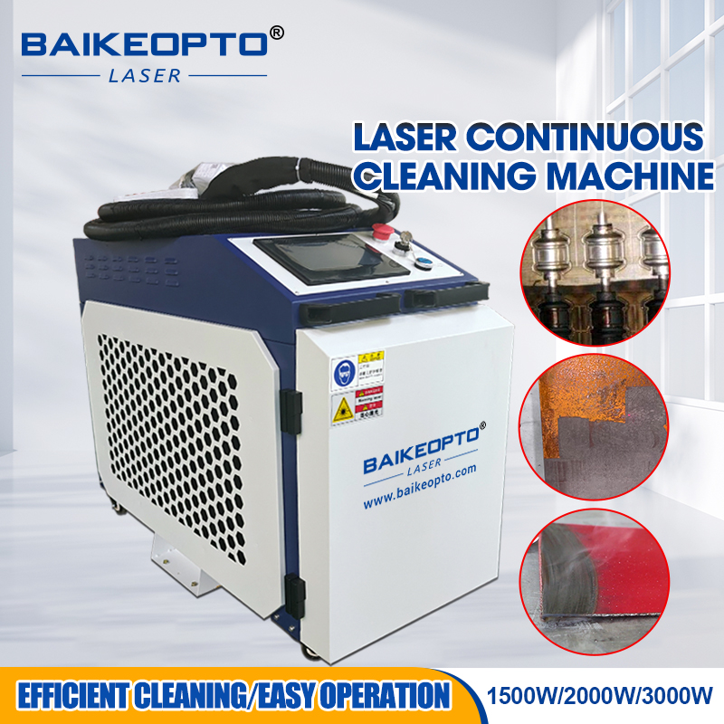 Continuous Fiber Laser Cleanin - Industrial Laser Cleaning Equipment avaliação e preço