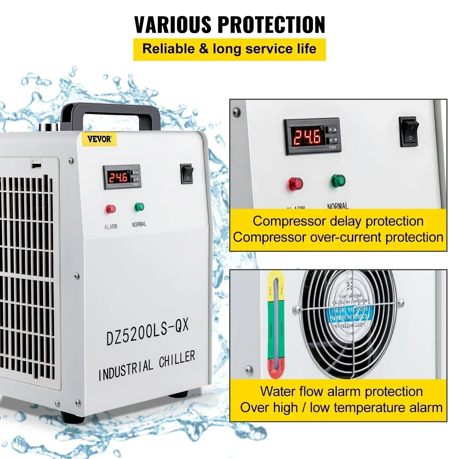 SIHAO CNC Industrial Water Chi - Laser Chiller Water Cooler avaliação e preço