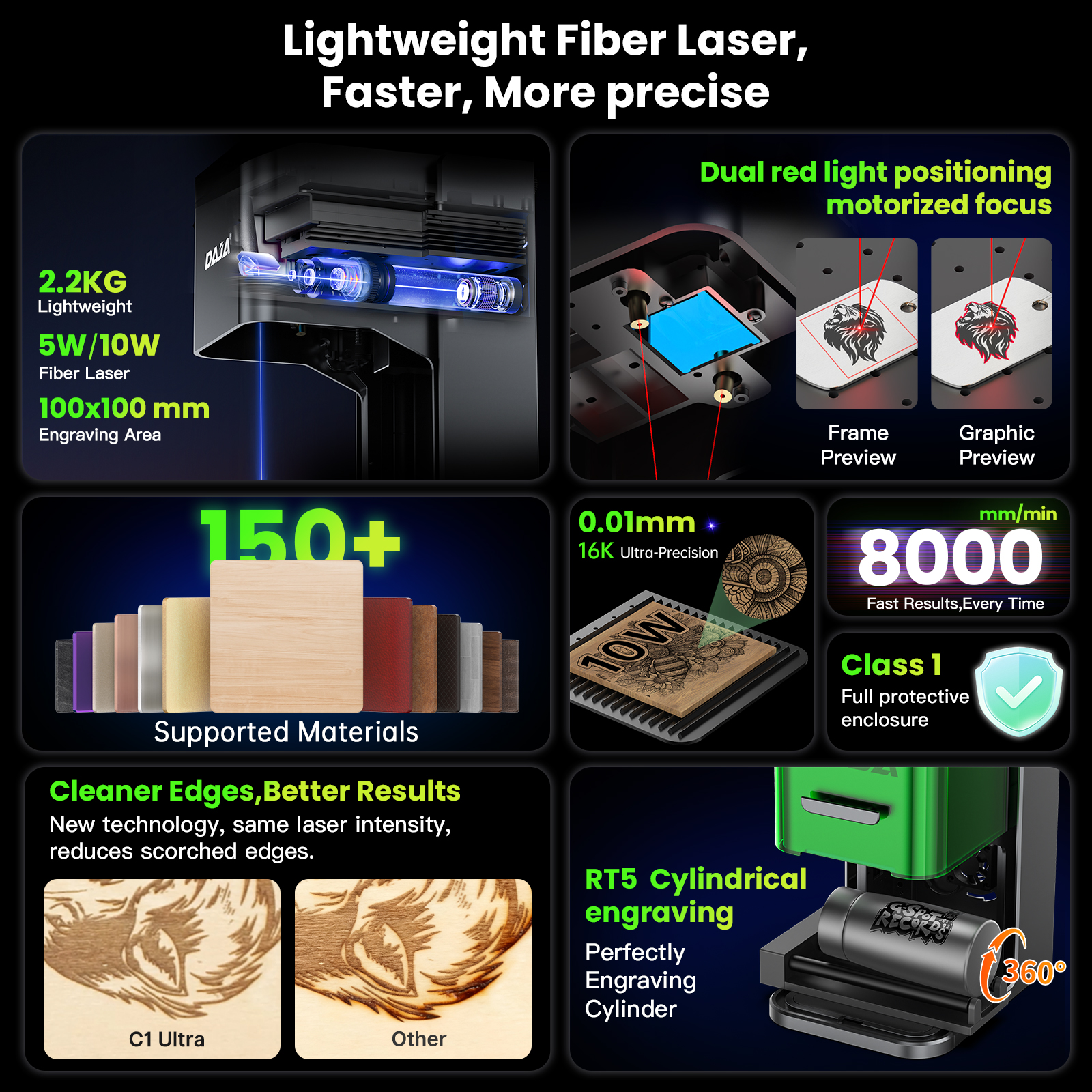 DAJA C1 Ultra Laser Engraver G - Industrial Laser Engraving Machine avaliação e preço